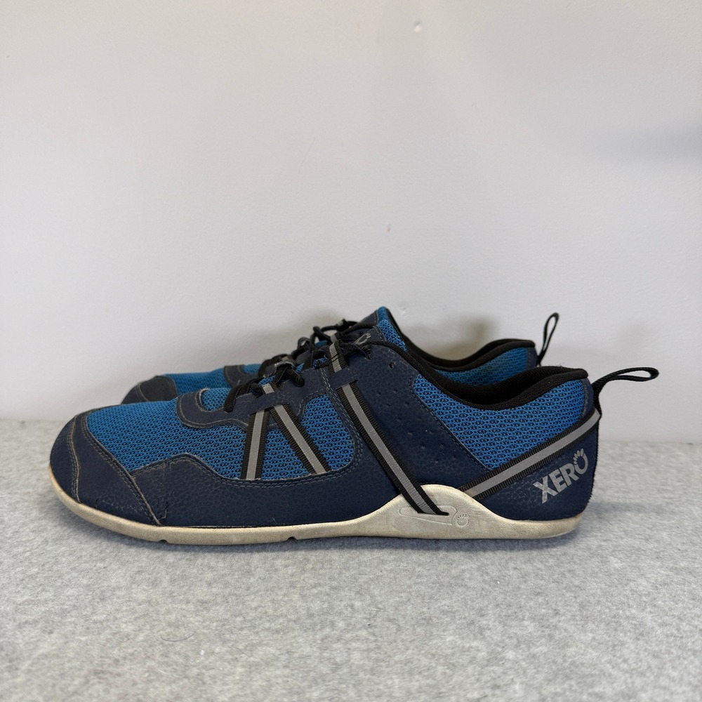 Xero Shoes Prio Mens Shoes Size 10.5 Blue Barefoot Minimalist Running Sneakers